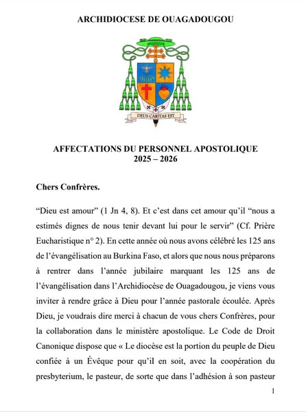 Diocèse Ouaga