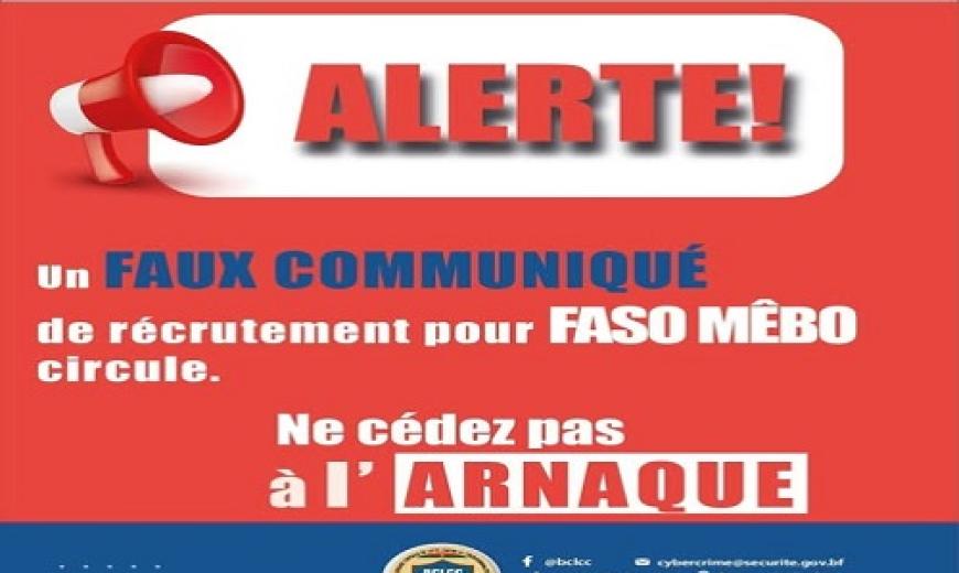 Arnaque Faso Mebo